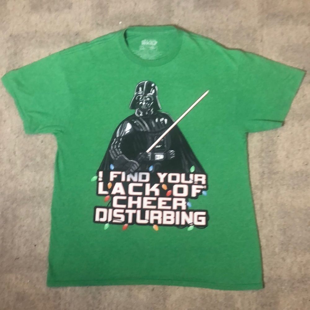 Vintage Stat Wars Darth Vader Holiday Shirt | Large